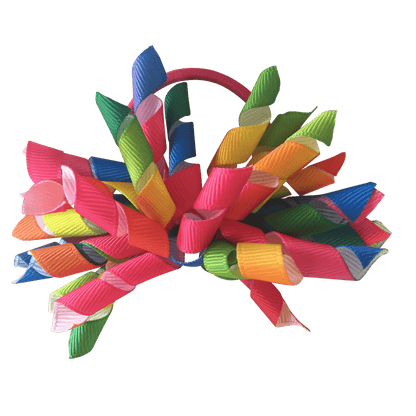 Curly Tie - Combined Colours - Ponytails and Fairytales