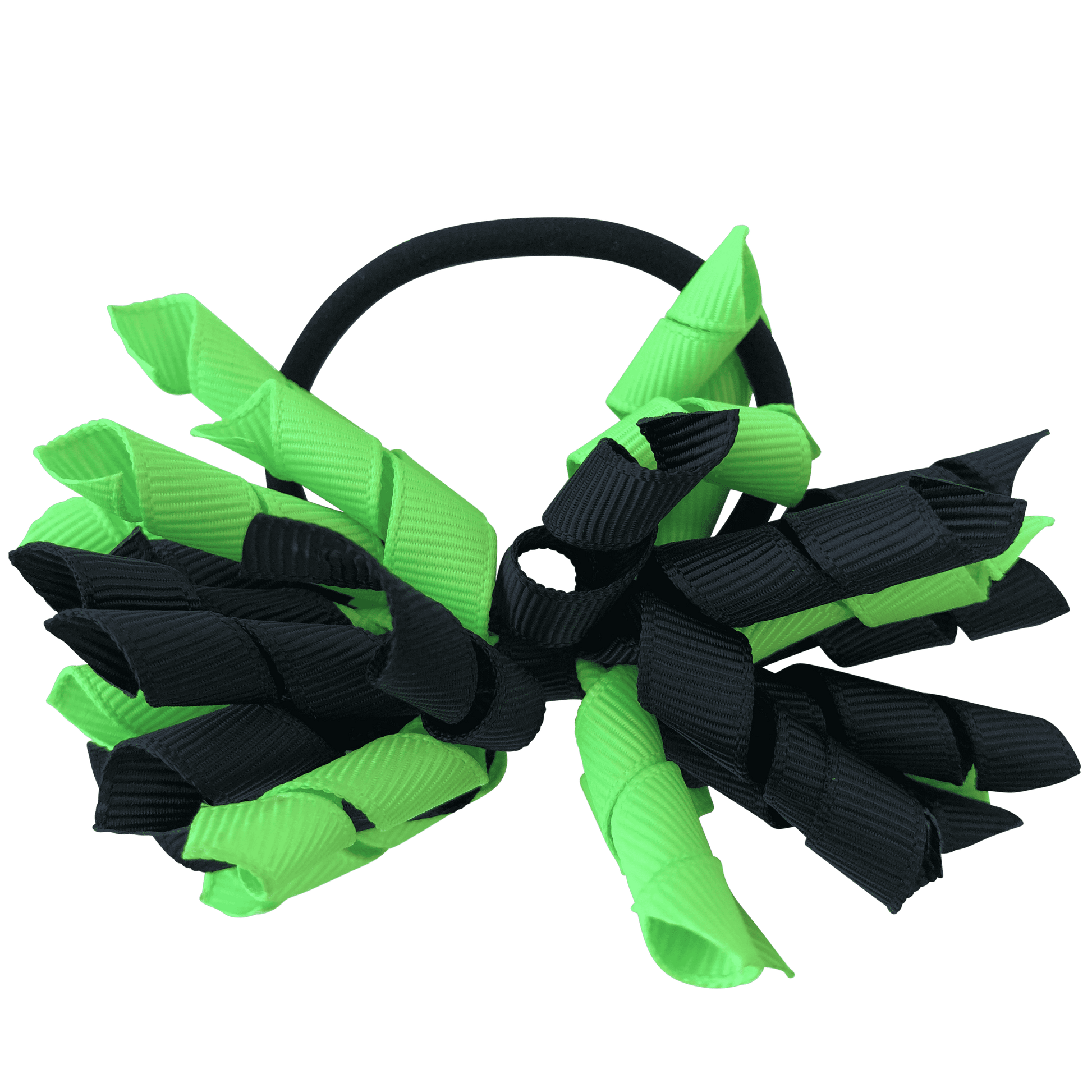Fluoro Green & Black Hair Accessories - Assorted Hair Accessories - School Uniform Hair Accessories - Ponytails and Fairytales