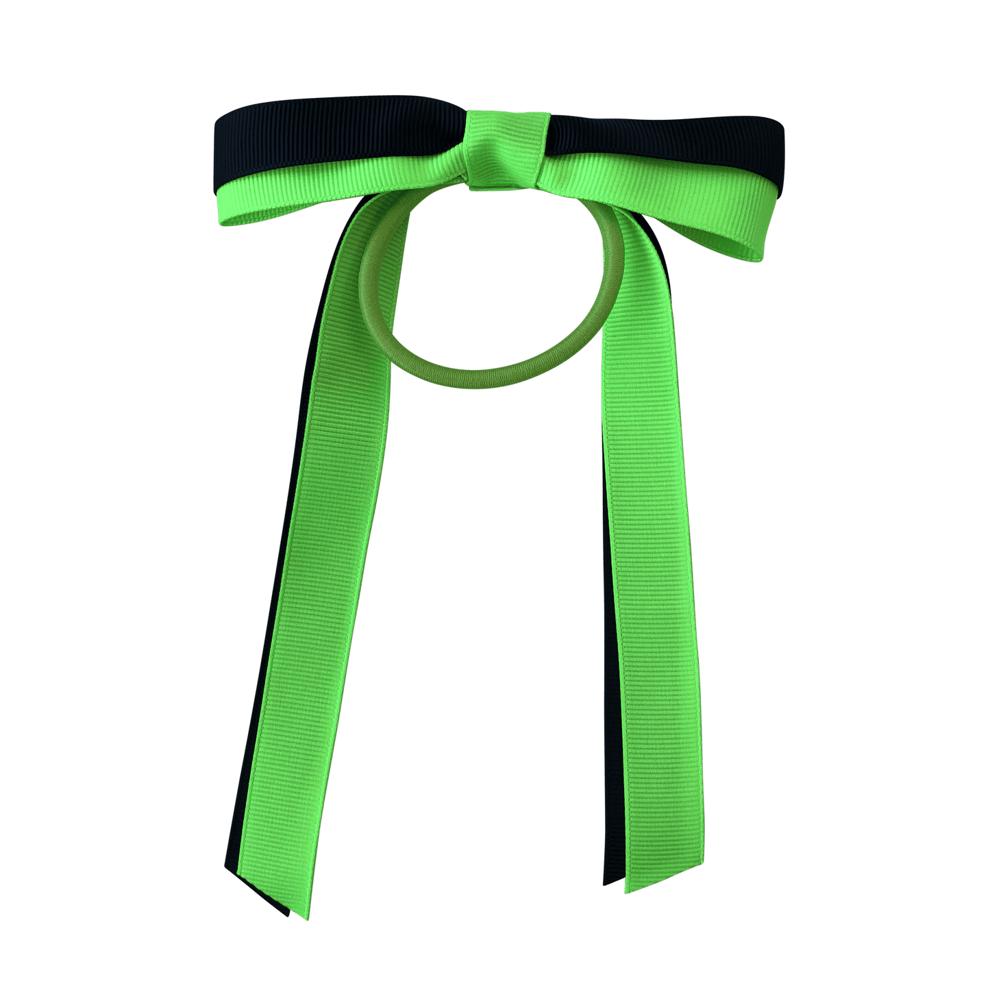Fluoro Green & Black Hair Accessories - Assorted Hair Accessories - School Uniform Hair Accessories - Ponytails and Fairytales