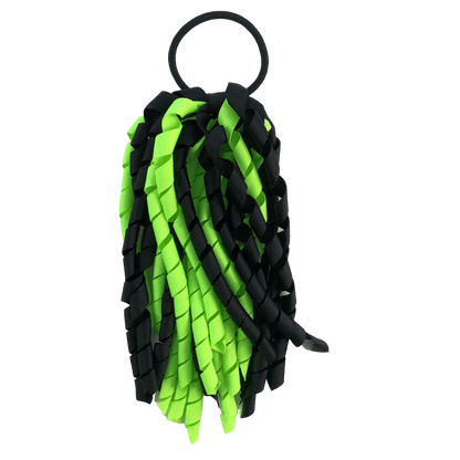 Fluoro Yellow & Black Hair Accessories - Assorted Hair Accessories - School Uniform Hair Accessories - Ponytails and Fairytales