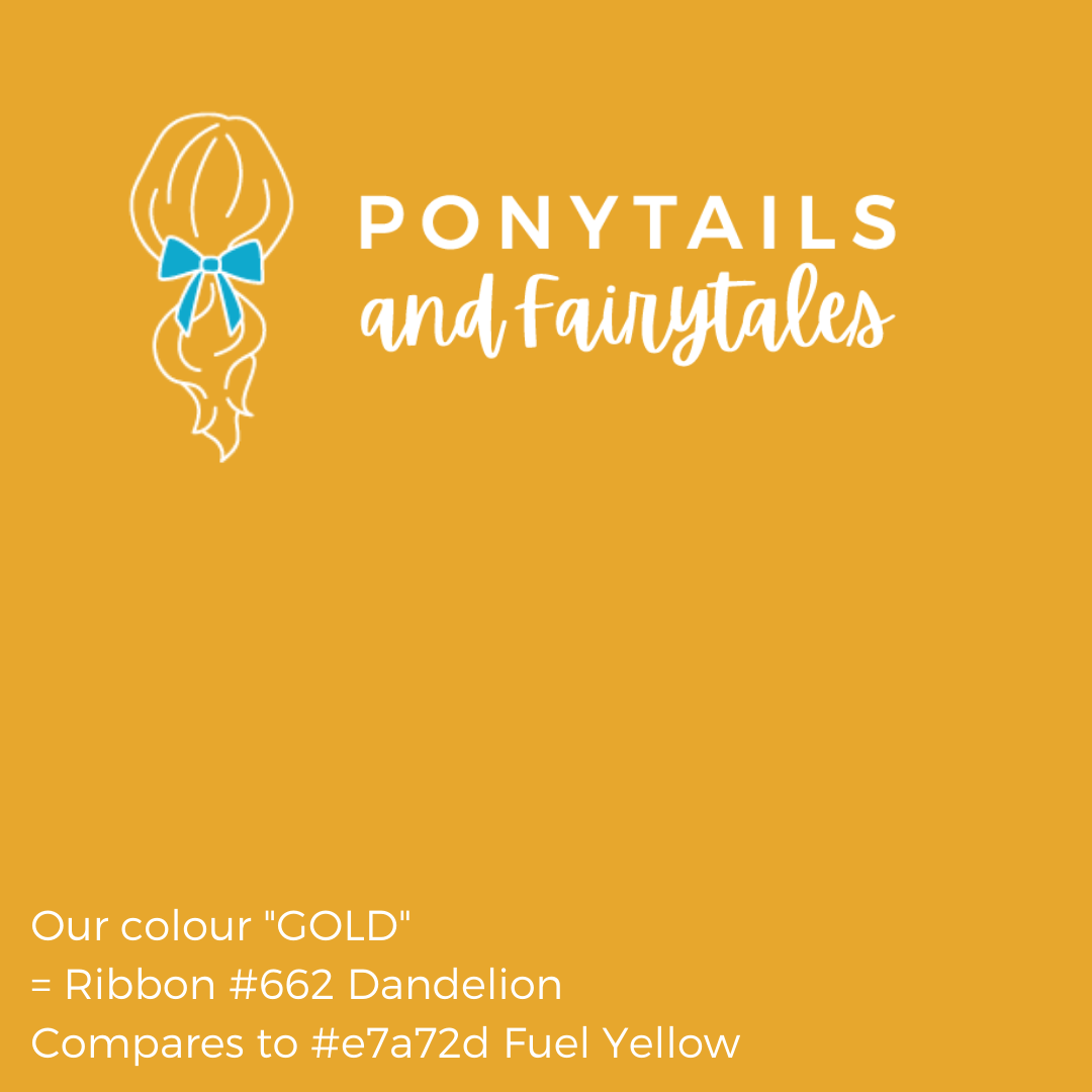 Gold Hair Accessories - Ponytails and Fairytales