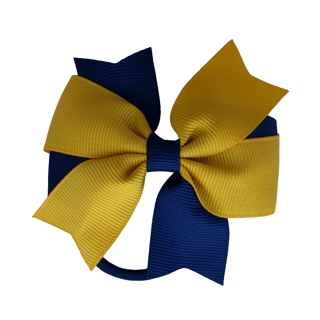 Gold & Navy Hair Accessories - Assorted Hair Accessories - School Uniform Hair Accessories - Ponytails and Fairytales
