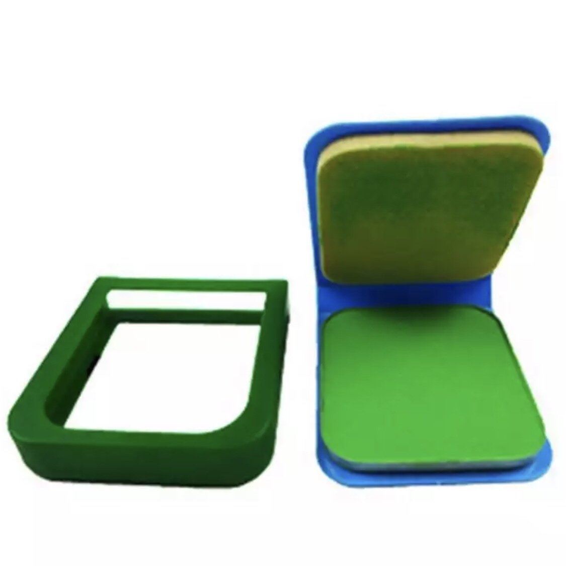 Green Hair Chalk Coloured zinc SPF School Ponytails - Colours 