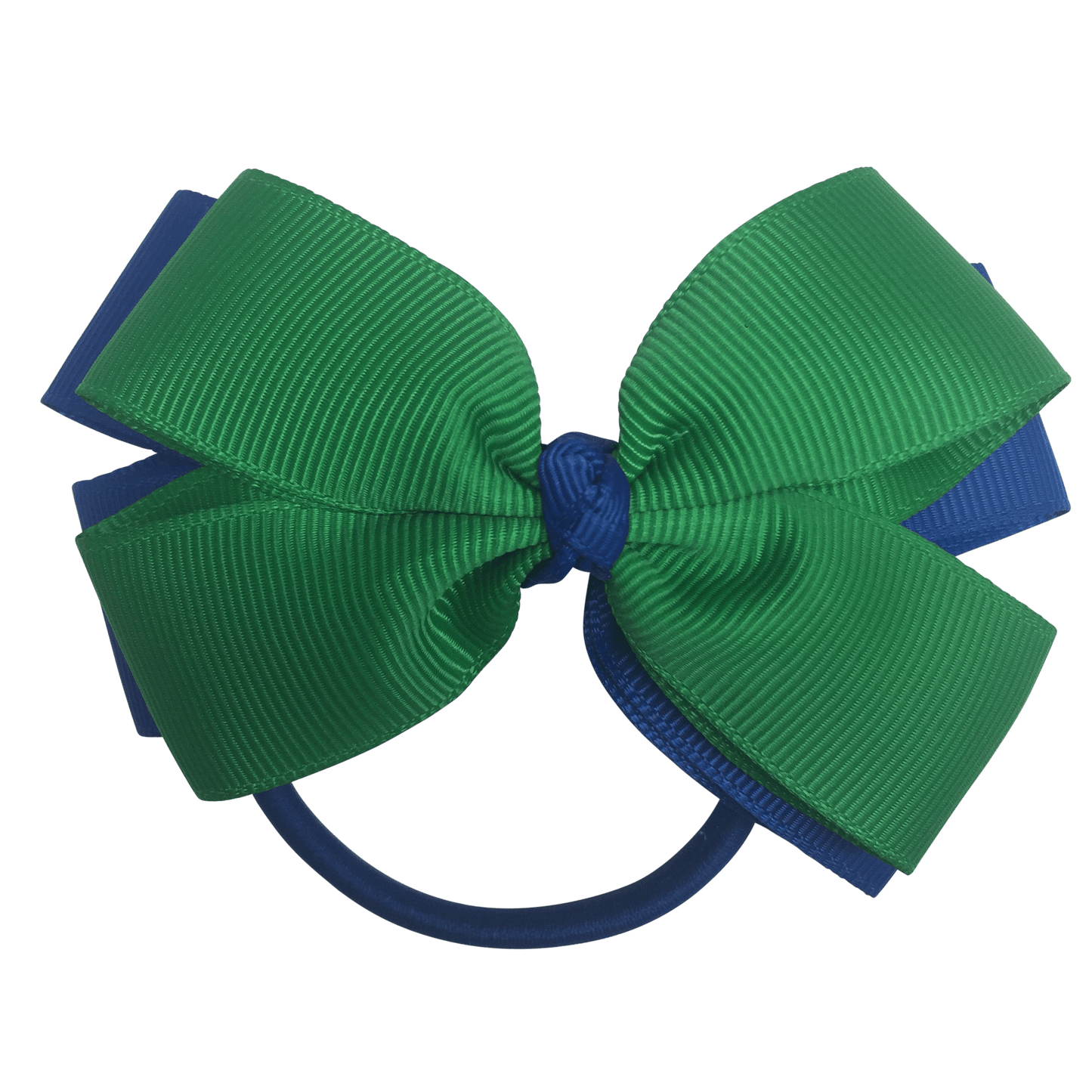 Green & Royal Blue Hair Accessories - Ponytails and Fairytales