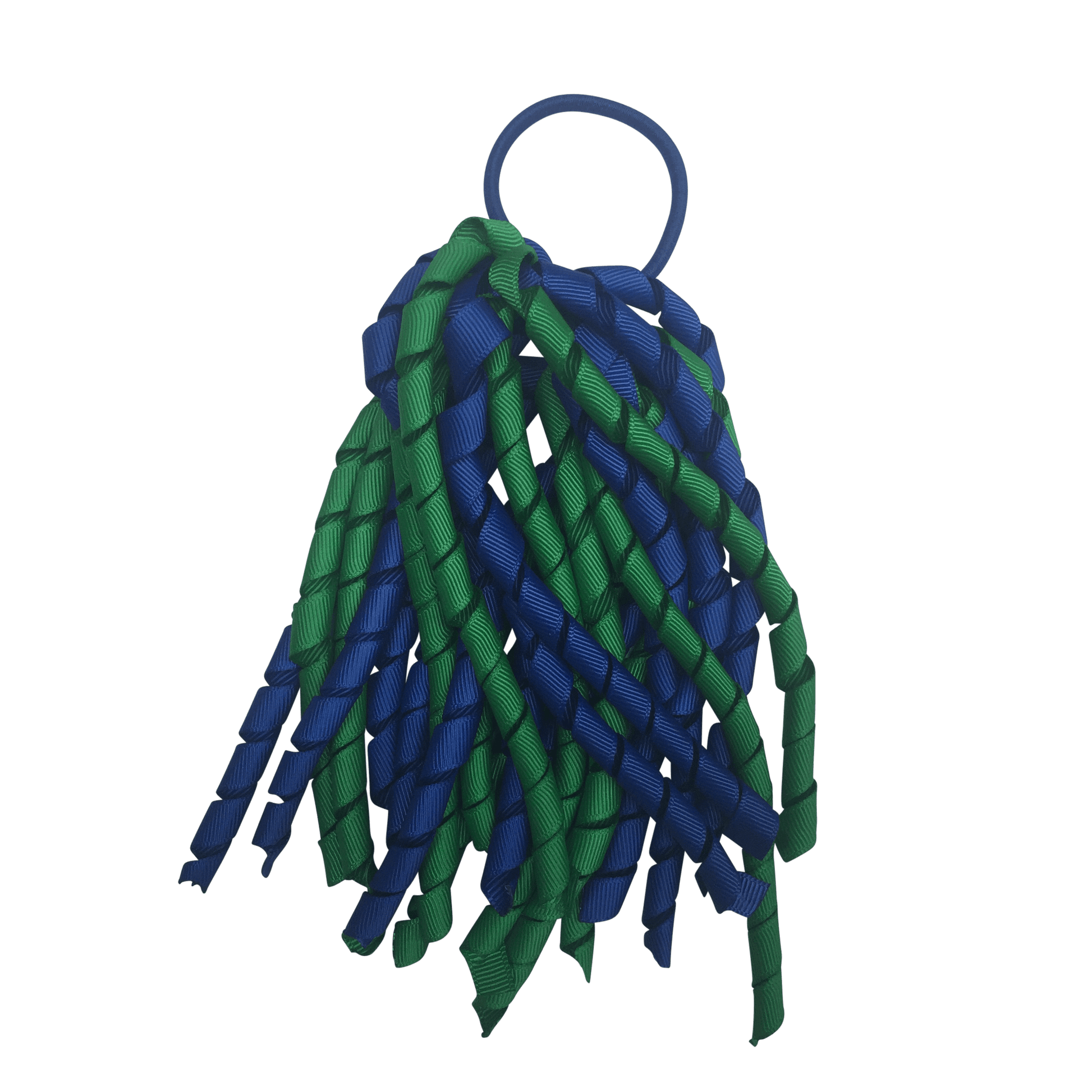 Green & Royal Blue Hair Accessories - Ponytails and Fairytales