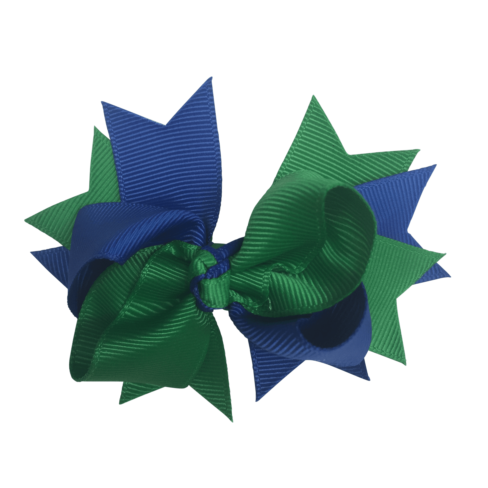 Green & Royal Blue Hair Accessories - Ponytails and Fairytales
