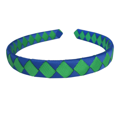 Green & Royal Blue Hair Accessories - Ponytails and Fairytales