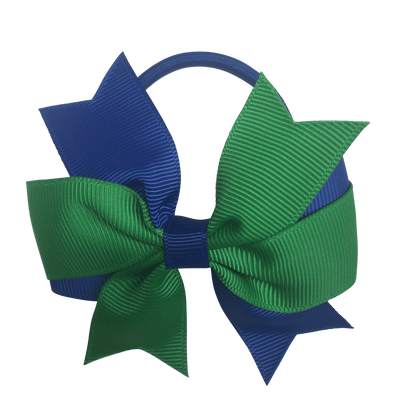 Green & Royal Blue Hair Accessories - Ponytails and Fairytales
