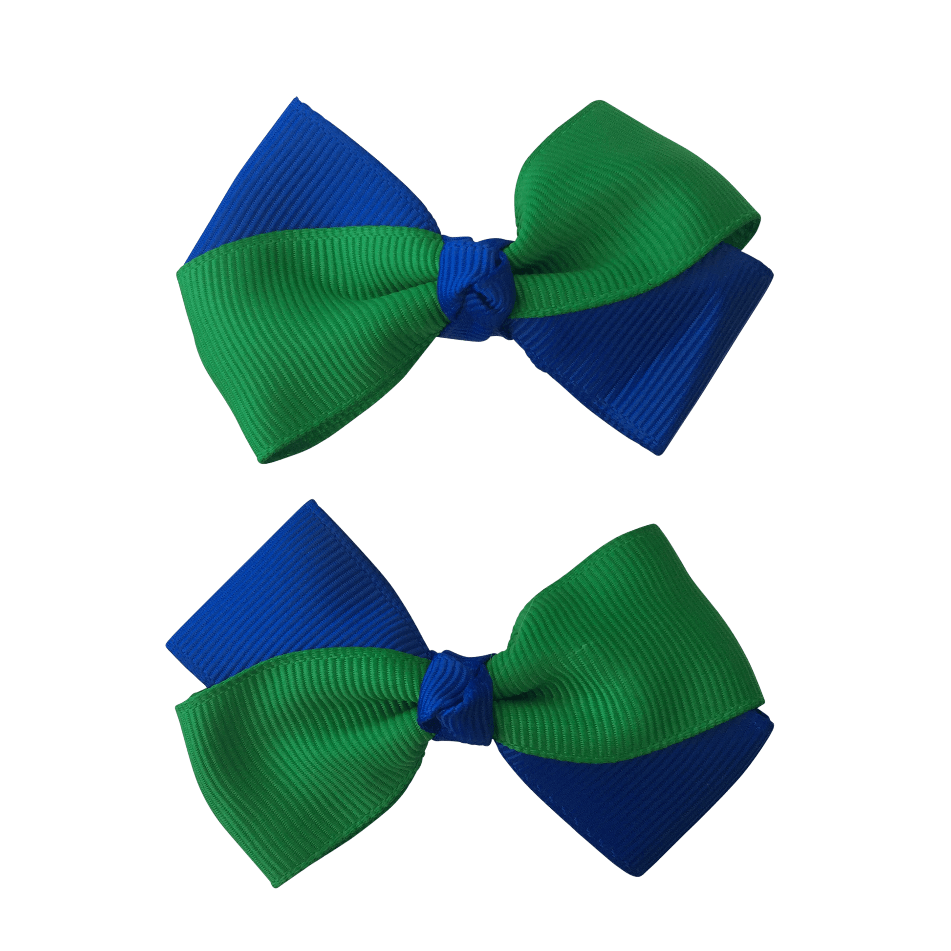 Green & Royal Blue Hair Accessories - Ponytails and Fairytales