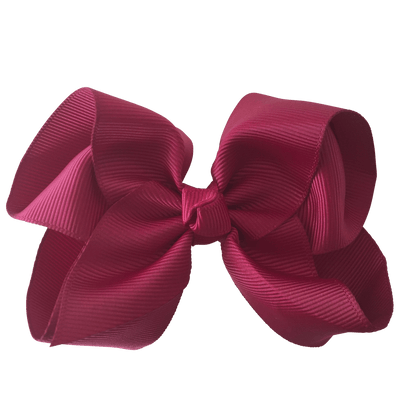 Initial / Letter Big Bow - Hair clips - School Uniform Hair Accessories - Ponytails and Fairytales