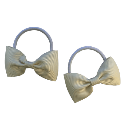 Ivory / Cream Hair Accessories - Assorted Hair Accessories - School Uniform Hair Accessories - Ponytails and Fairytales