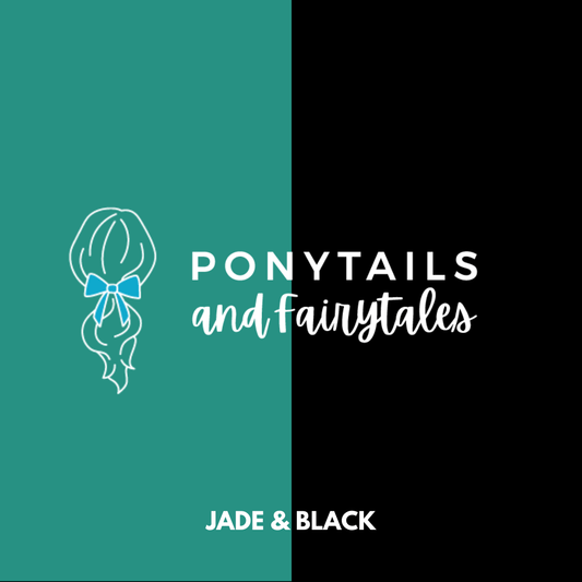 Jade & Black Hair Accessories - Ponytails and Fairytales