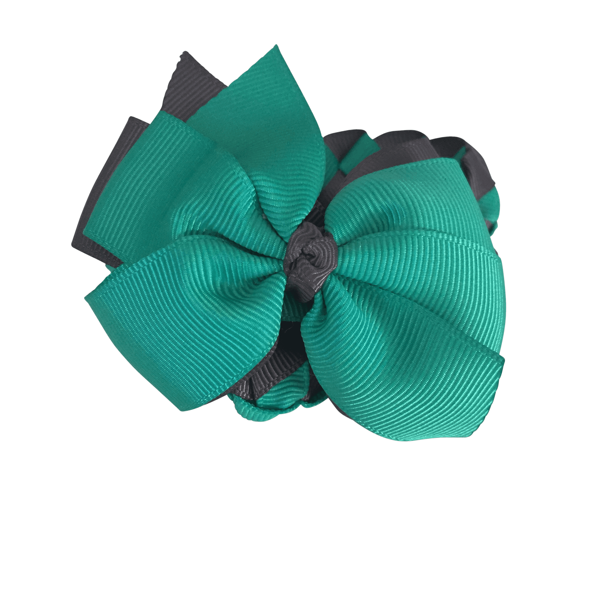 Kelly Green & Grey Hair Accessories - Ponytails and Fairytales