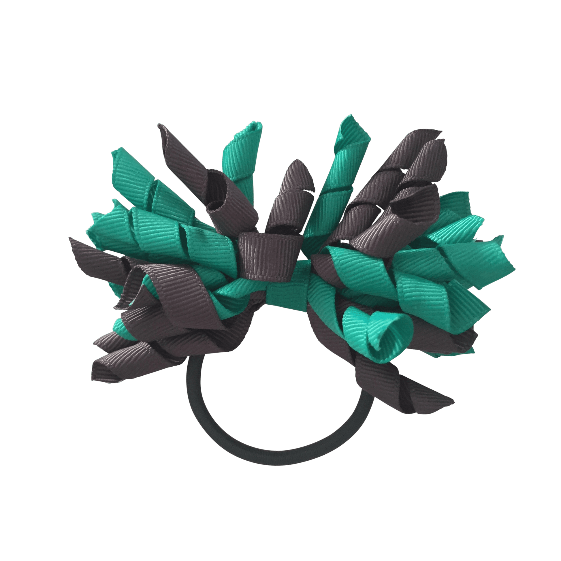 Kelly Green & Grey Hair Accessories - Ponytails and Fairytales