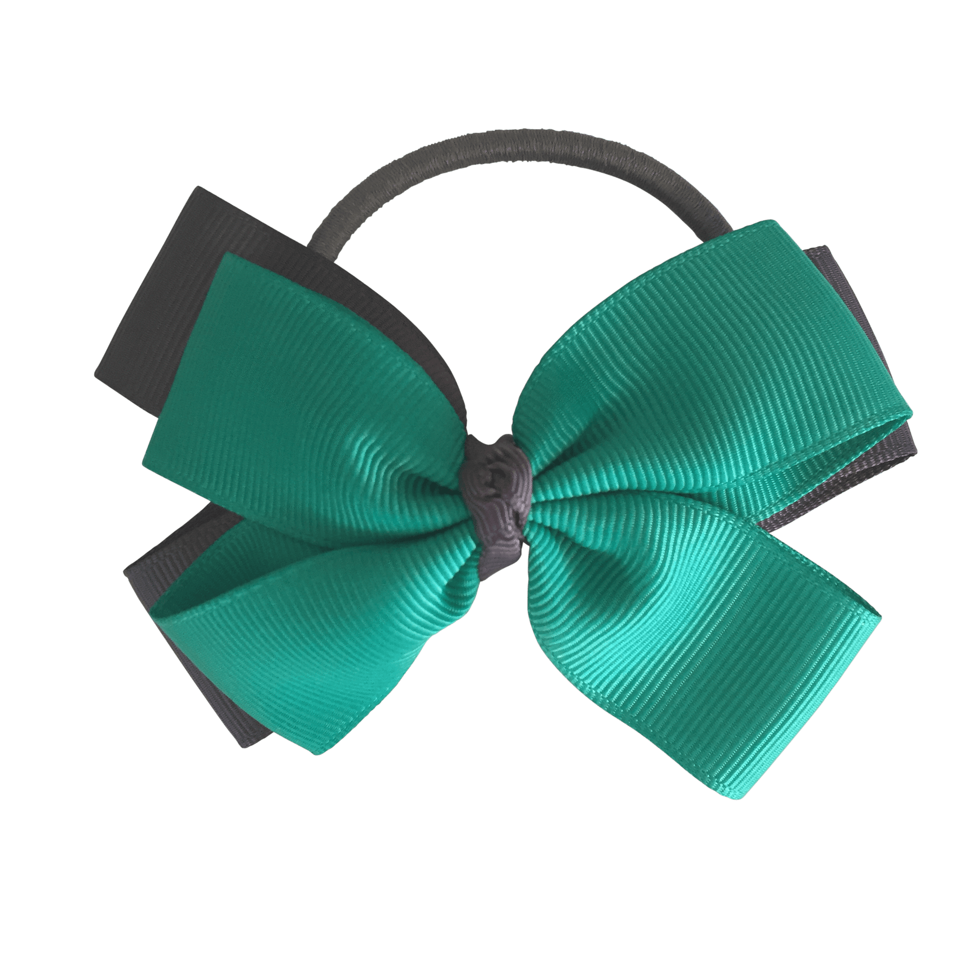 Kelly Green & Grey Hair Accessories - Ponytails and Fairytales