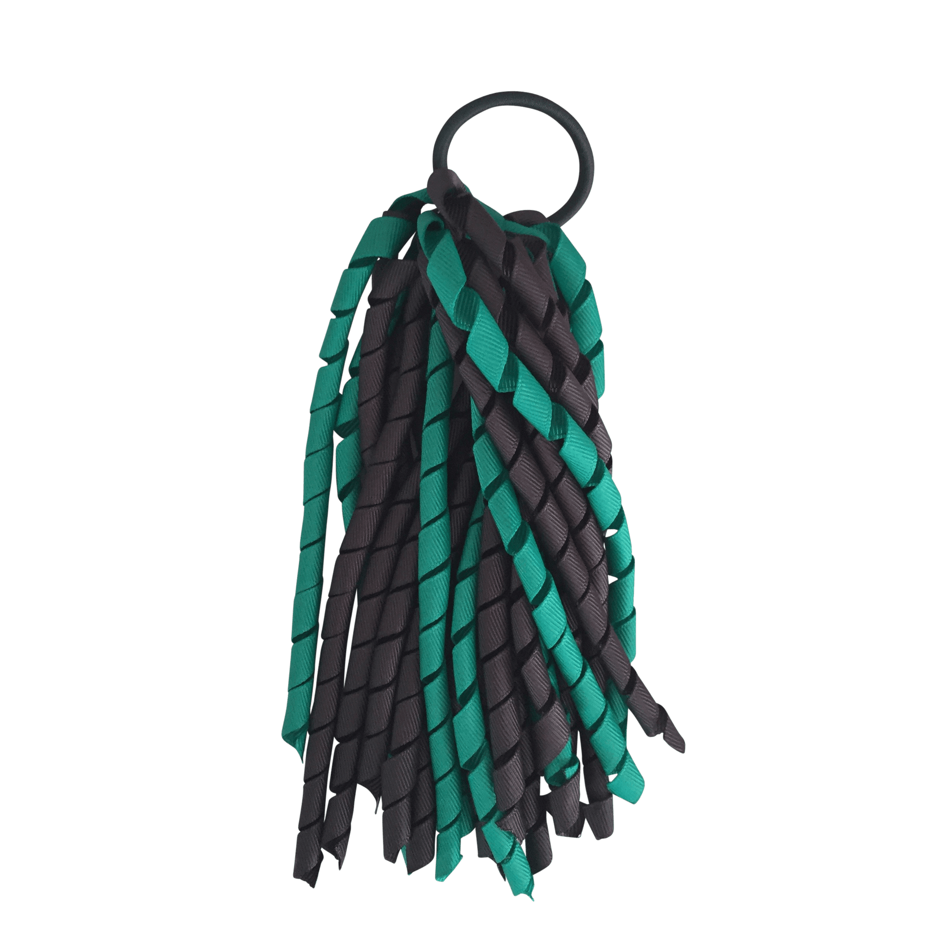 Kelly Green & Grey Hair Accessories - Ponytails and Fairytales