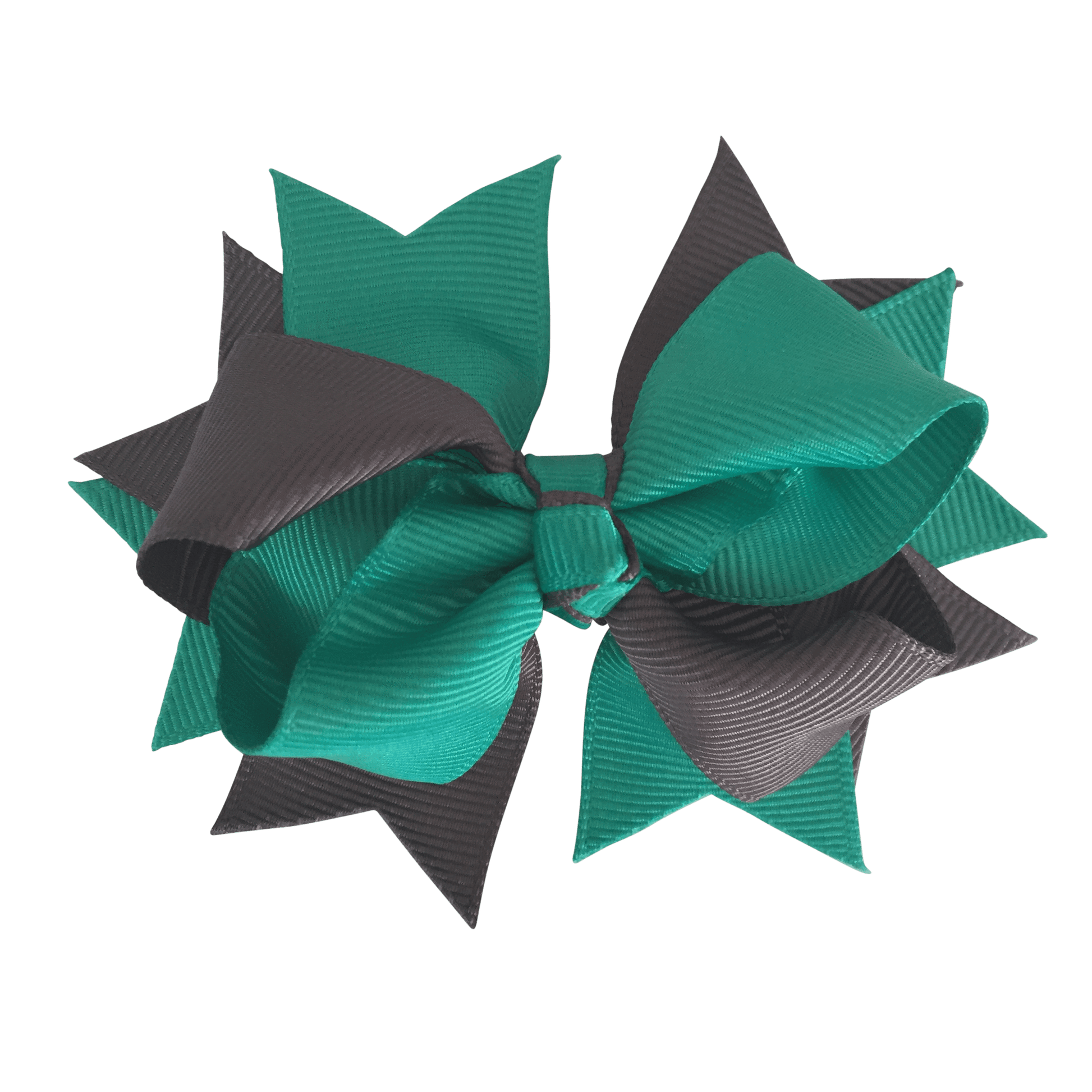Kelly Green & Grey Hair Accessories - Ponytails and Fairytales