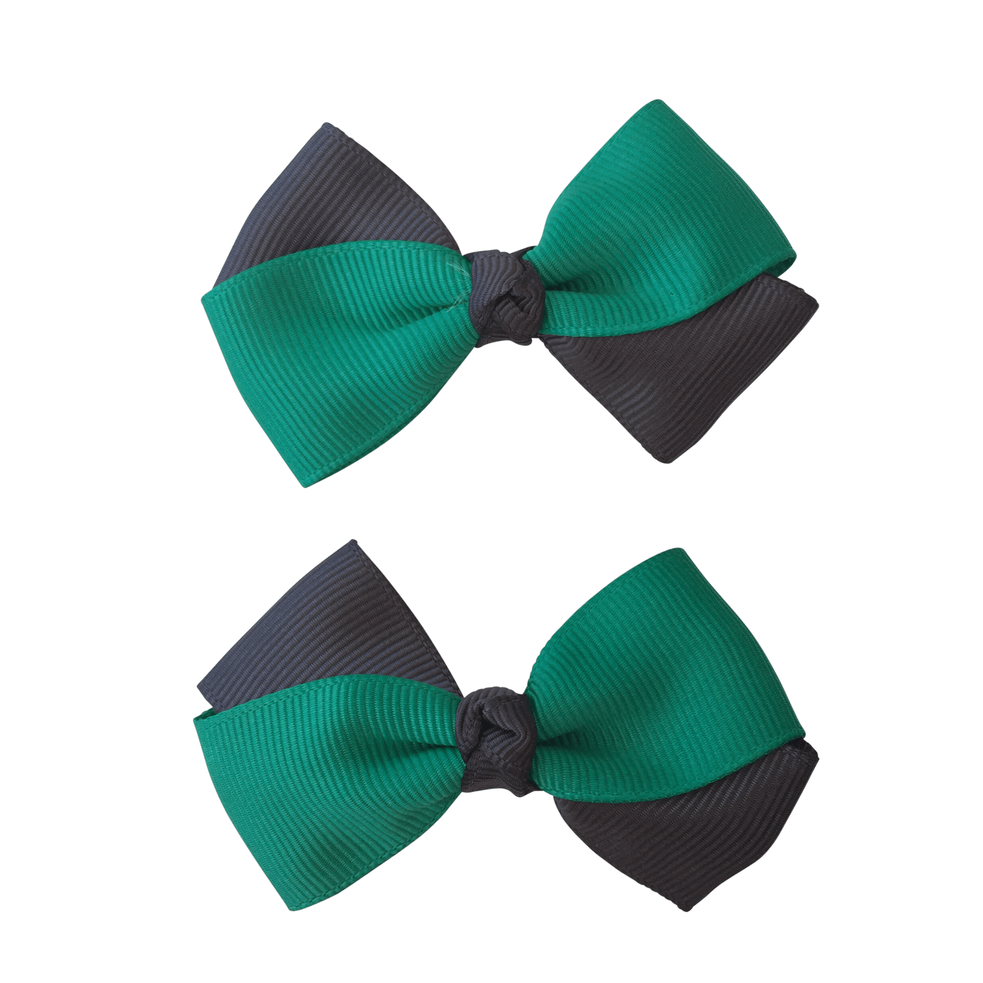 Kelly Green & Grey Hair Accessories - Ponytails and Fairytales