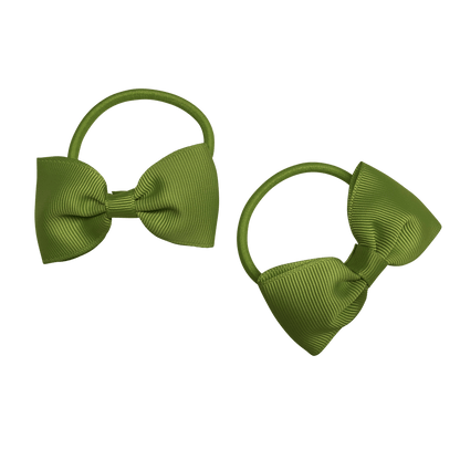 Kiwi Green Hair Accessories - Assorted Hair Accessories - School Uniform Hair Accessories - Ponytails and Fairytales