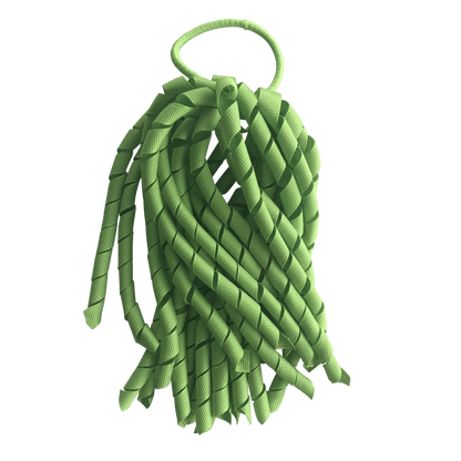 Kiwi Green Hair Accessories - Assorted Hair Accessories - School Uniform Hair Accessories - Ponytails and Fairytales