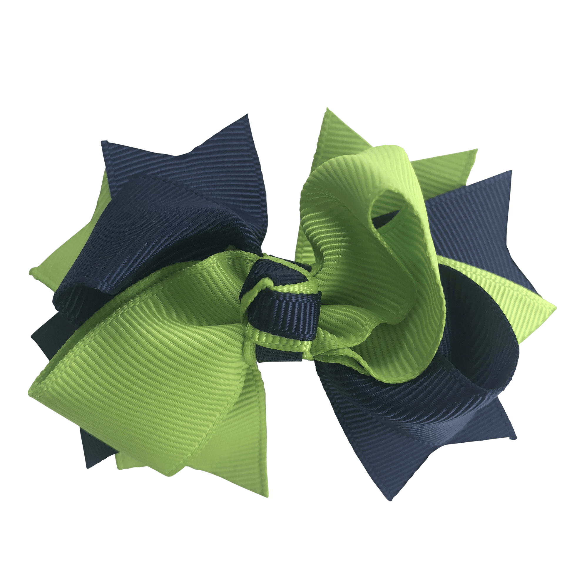 Kiwi Green & Navy Hair Accessories - Assorted Hair Accessories - School Uniform Hair Accessories - Ponytails and Fairytales
