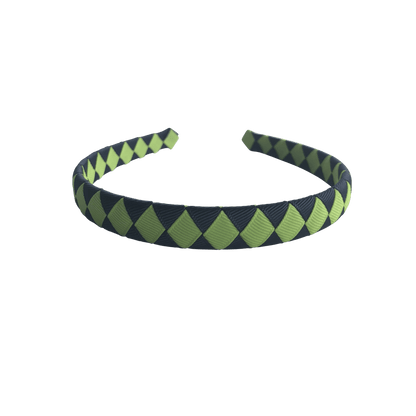 Kiwi Green & Navy Hair Accessories - Assorted Hair Accessories - School Uniform Hair Accessories - Ponytails and Fairytales