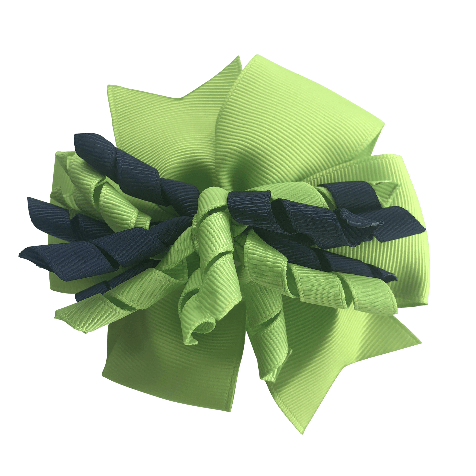 Kiwi Green & Navy Hair Accessories - Assorted Hair Accessories - School Uniform Hair Accessories - Ponytails and Fairytales