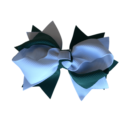 Layered Bows - Combined Colours - Ponytails and Fairytales