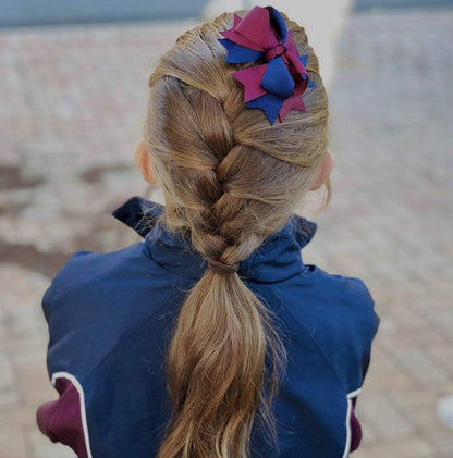 Layered Bows - Solid Colours - Hair clips - School Uniform Hair Accessories - Ponytails and Fairytales