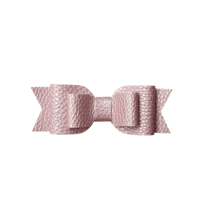 Layered Faux Leather Big Bow Headband - Ponytails and Fairytales