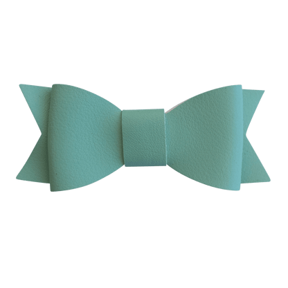 Leather Look Petite Bowtie Headband - Ponytails and Fairytales