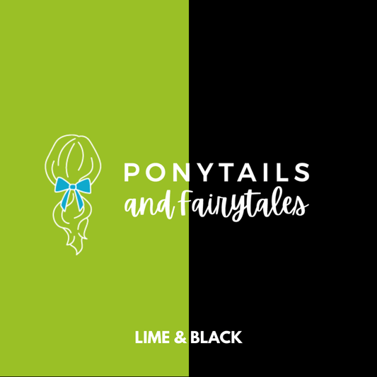 Lime & Black Hair Accessories - Ponytails and Fairytales
