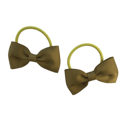 Mustard Hair Accessories - Assorted Hair Accessories - School Uniform Hair Accessories - Ponytails and Fairytales