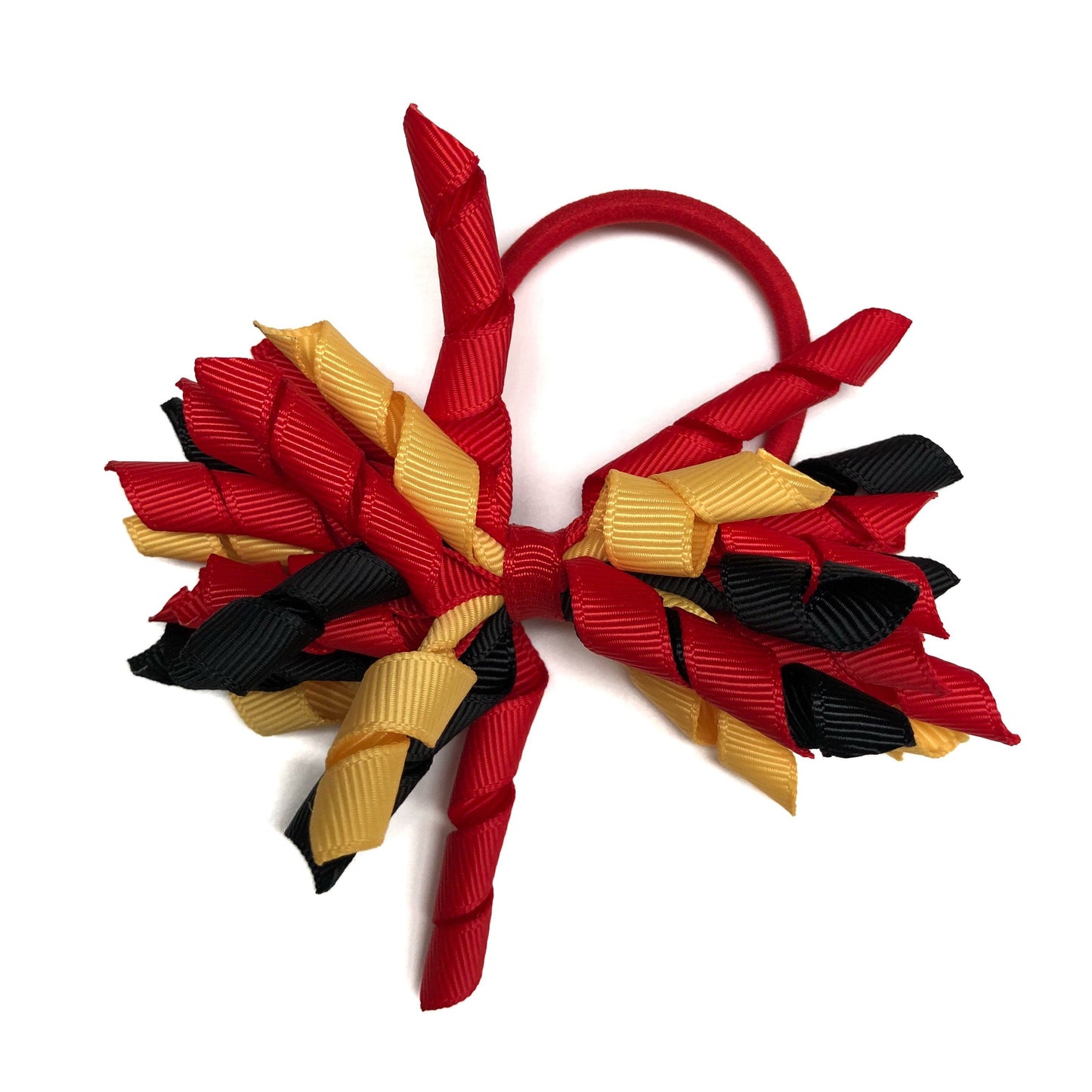 Aboriginal Colours - Red Yellow & Black Hair Accessories - Assorted Hair Accessories - School Uniform Hair Accessories - Ponytails and Fairytales