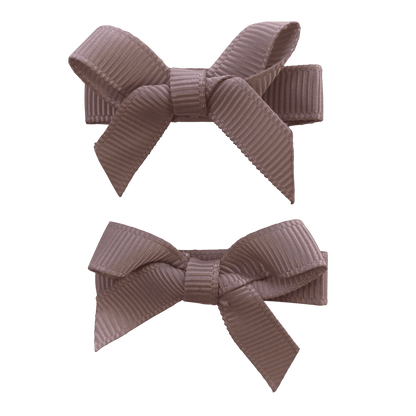 No Slip Bow Clips (2pc) - Ponytails and Fairytales