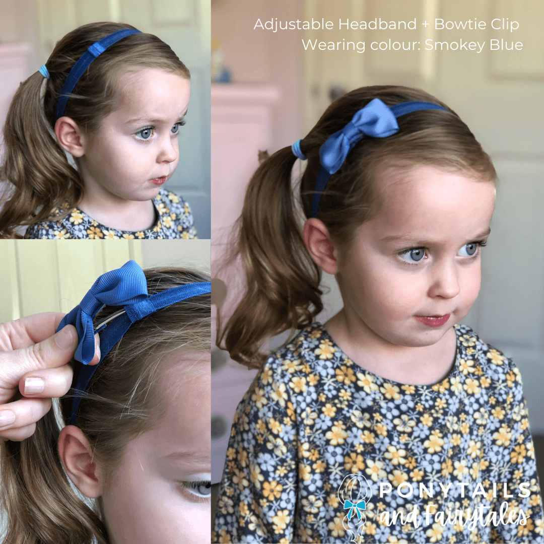 'One Size Fits All' Adjustable Elastic Headband - Ponytails and Fairytales