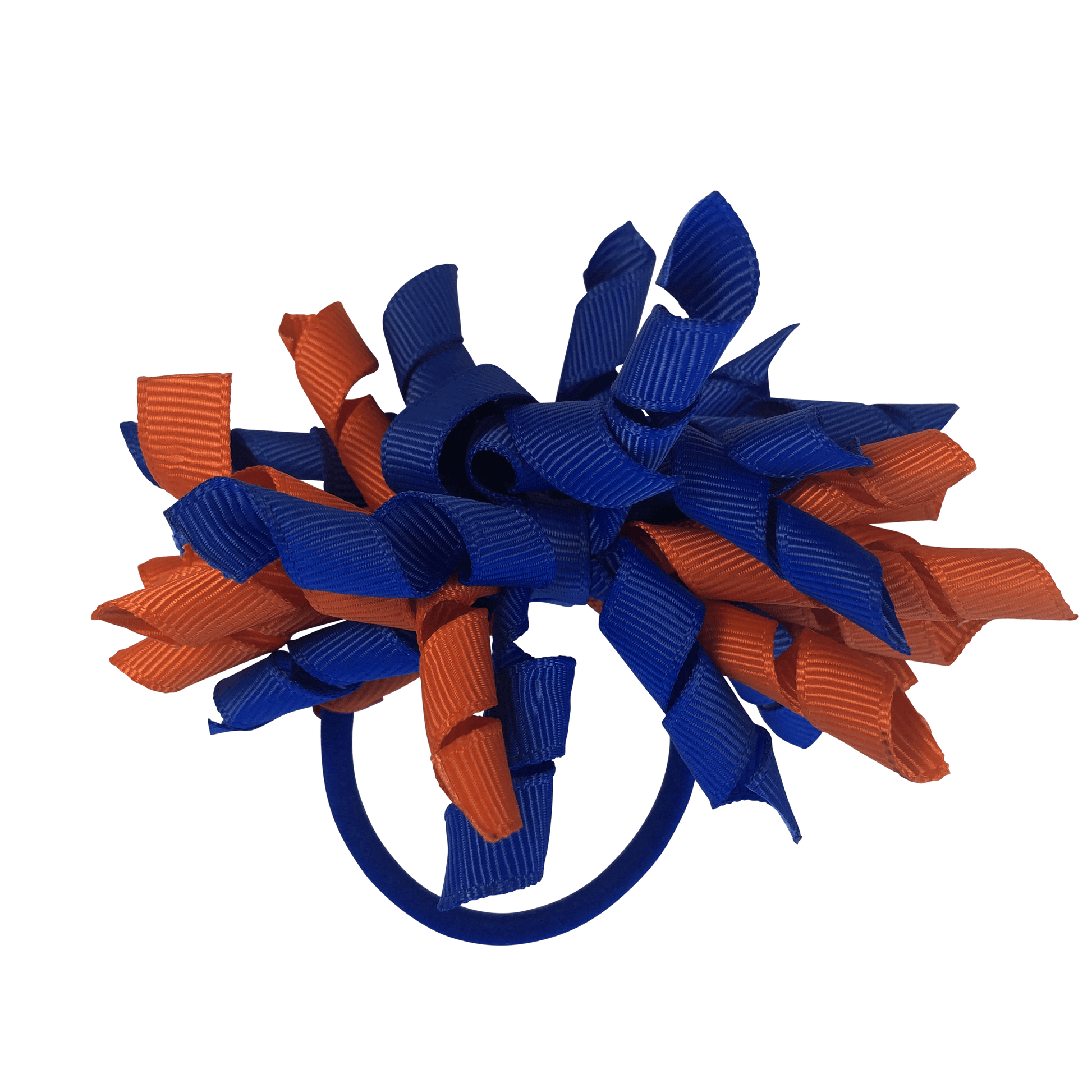 Orange & Royal Blue Hair Accessories - Assorted Hair Accessories - School Uniform Hair Accessories - Ponytails and Fairytales