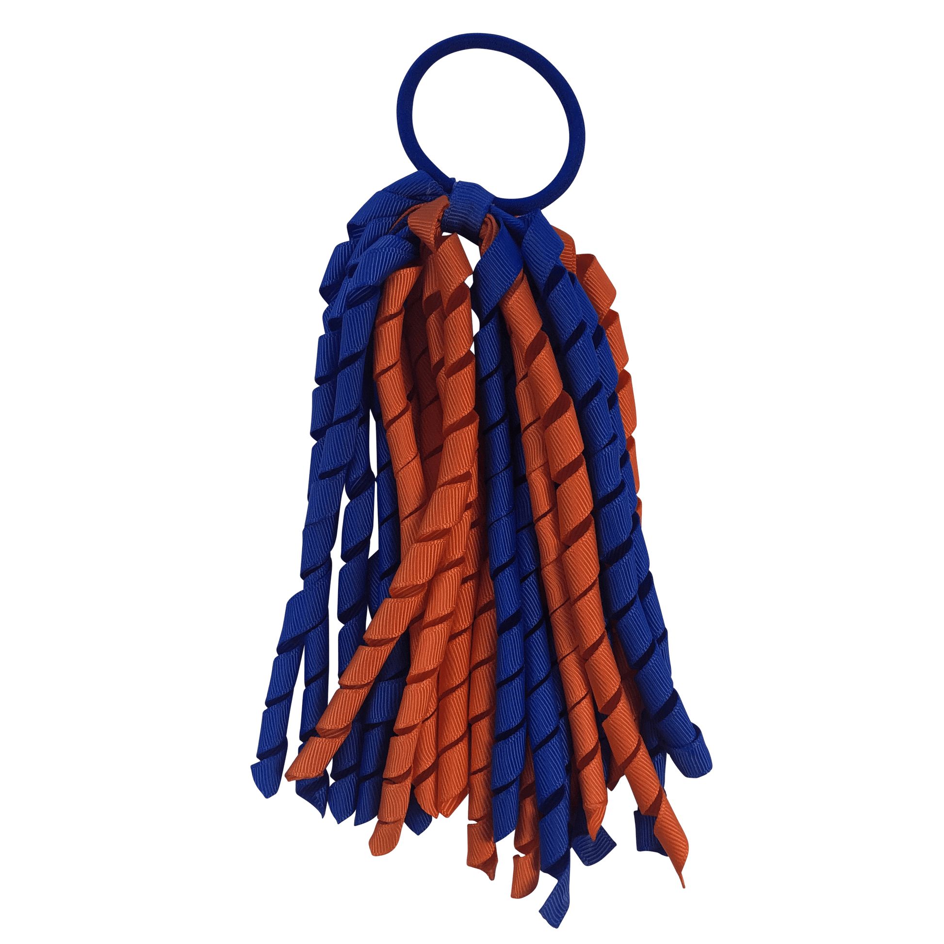 Orange & Royal Blue Hair Accessories - Assorted Hair Accessories - School Uniform Hair Accessories - Ponytails and Fairytales