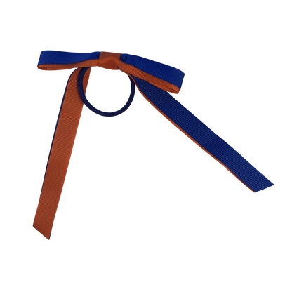 Orange & Royal Blue Hair Accessories - Assorted Hair Accessories - School Uniform Hair Accessories - Ponytails and Fairytales
