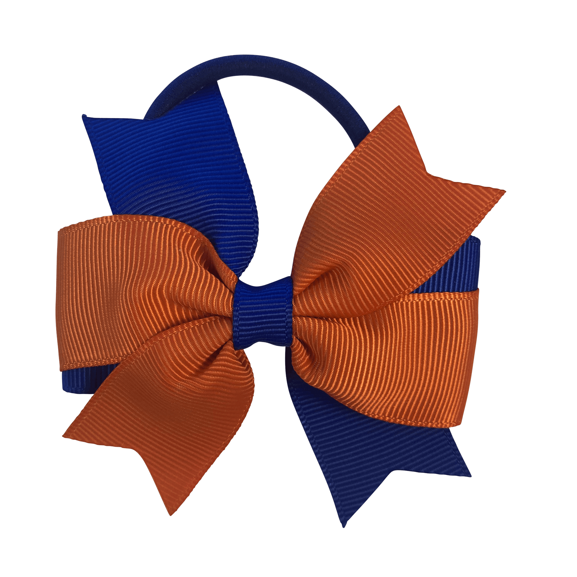 Orange & Royal Blue Hair Accessories - Assorted Hair Accessories - School Uniform Hair Accessories - Ponytails and Fairytales