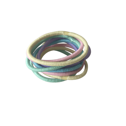 Pastel Hair Elastics (10pc) - Ponytails and Fairytales