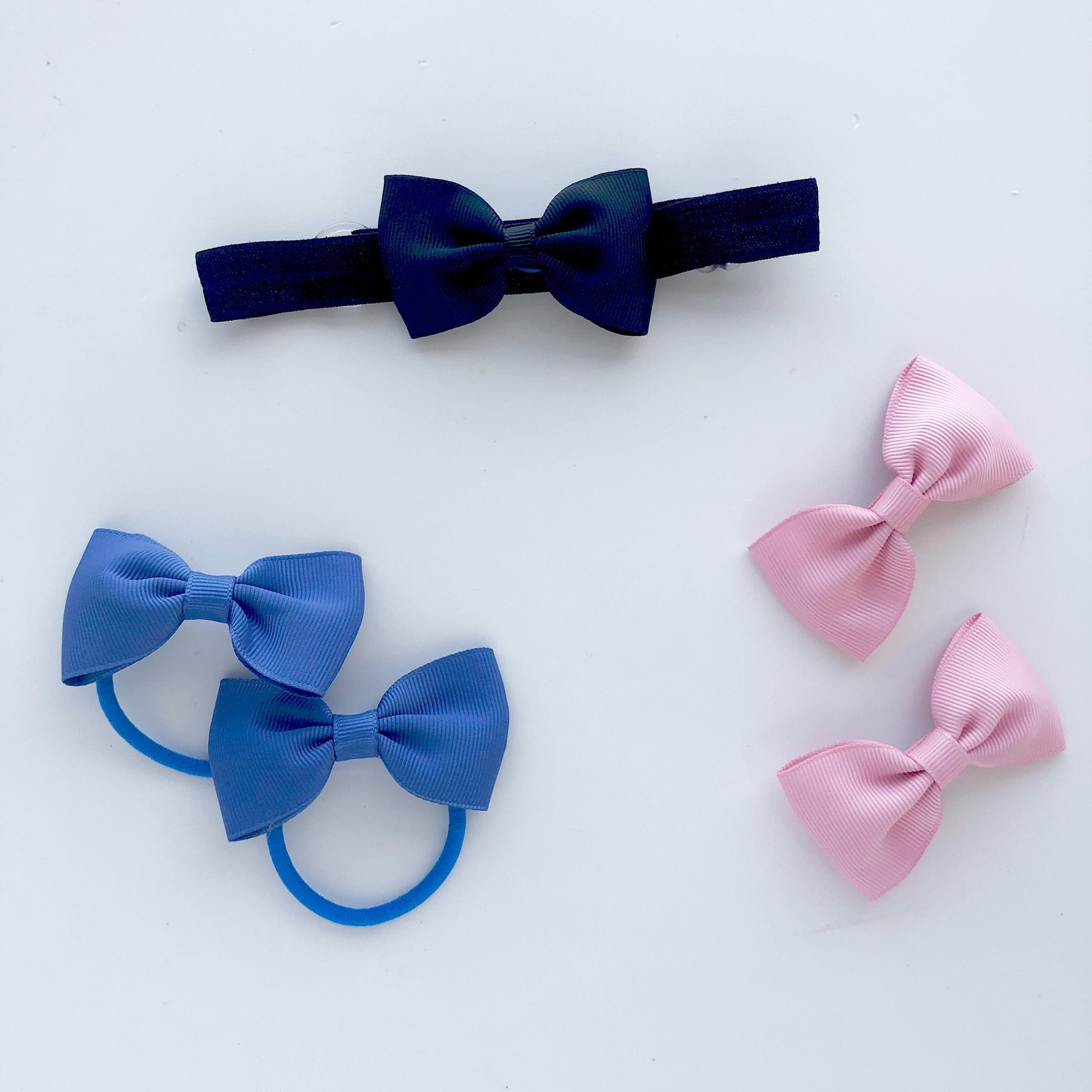 Perfect party favours for little girls' and boys' parties (10pc) - Bow Ties - School Uniform Hair Accessories - Ponytails and Fairytales