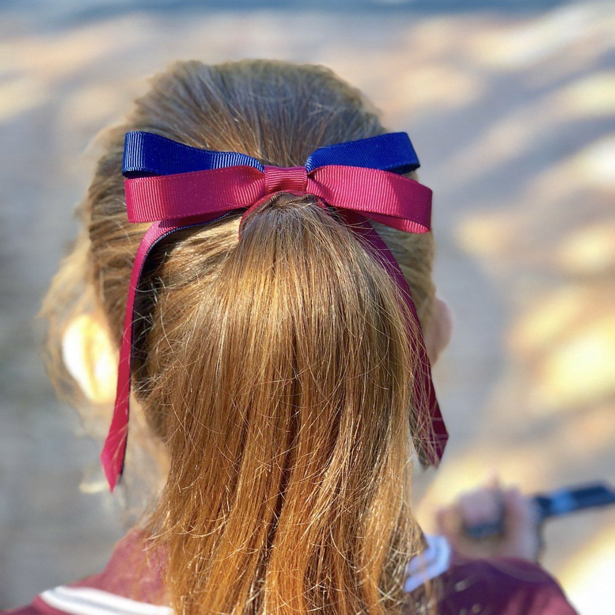 Personalised Ponytail Bow - hair ties - School Uniform Hair Accessories - Ponytails and Fairytales