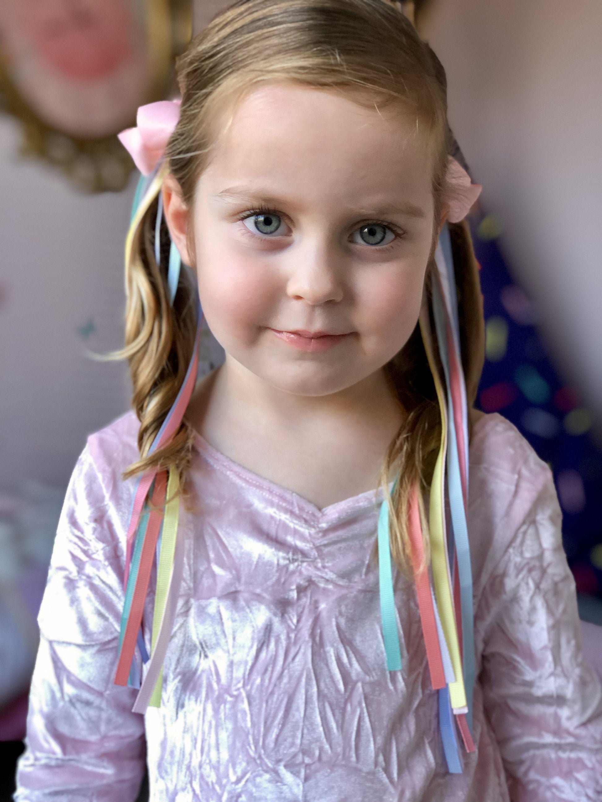 Ponytail Streamer - Pastel - Hair clips - School Uniform Hair Accessories - Ponytails and Fairytales