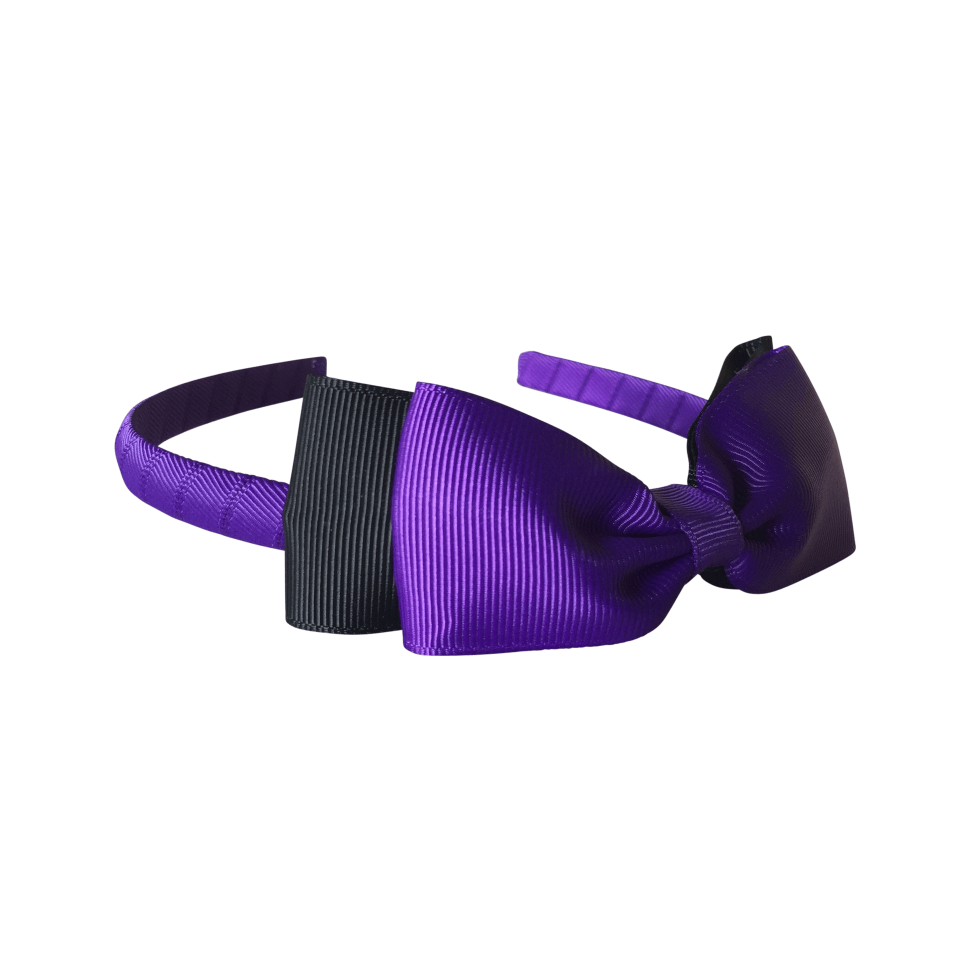 Purple & Black Hair Accessories - Ponytails and Fairytales