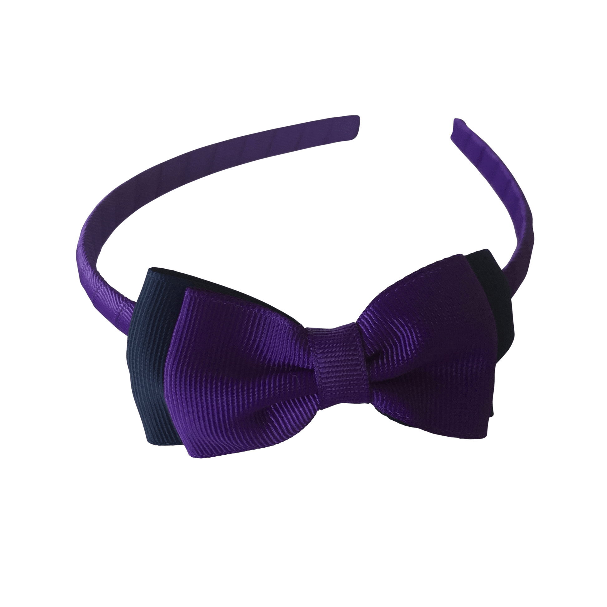 Purple & Navy Hair Accessories - Ponytails and Fairytales
