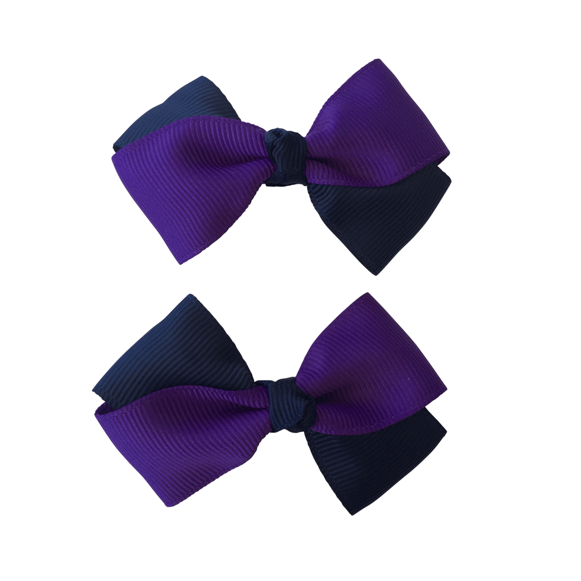Purple & Navy Hair Accessories - Ponytails and Fairytales