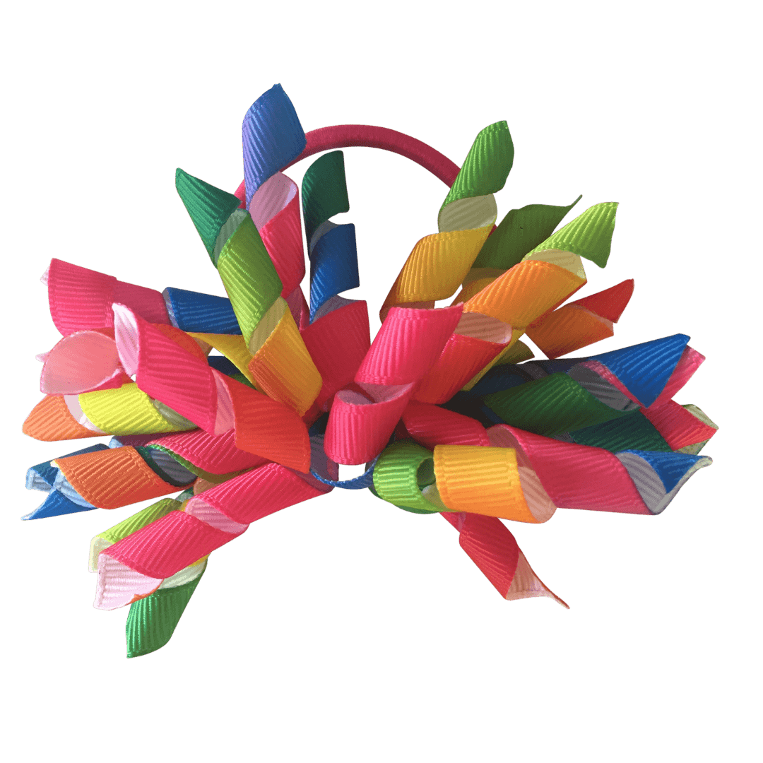 Rainbow Hair Accessories - Ponytails and Fairytales