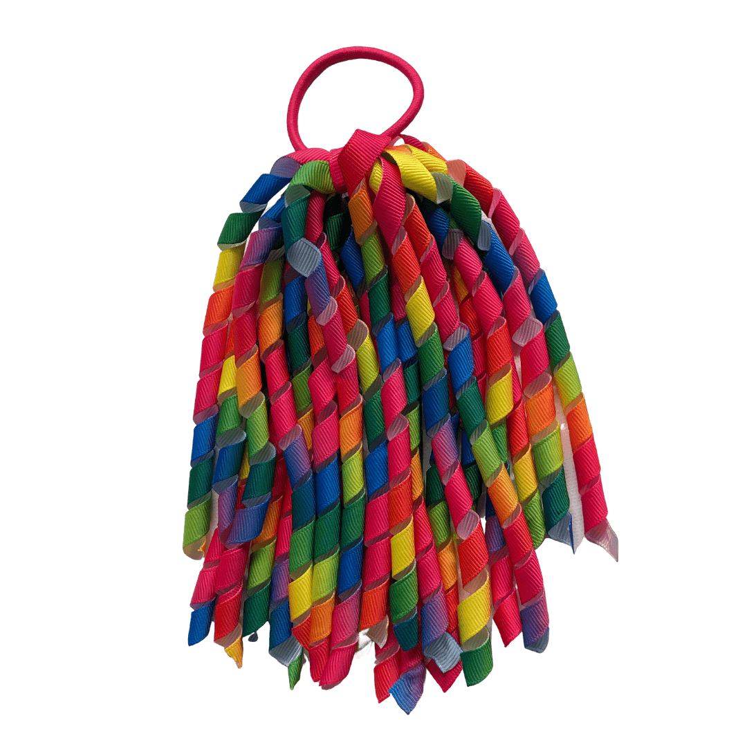 Rainbow Hair Accessories - Ponytails and Fairytales