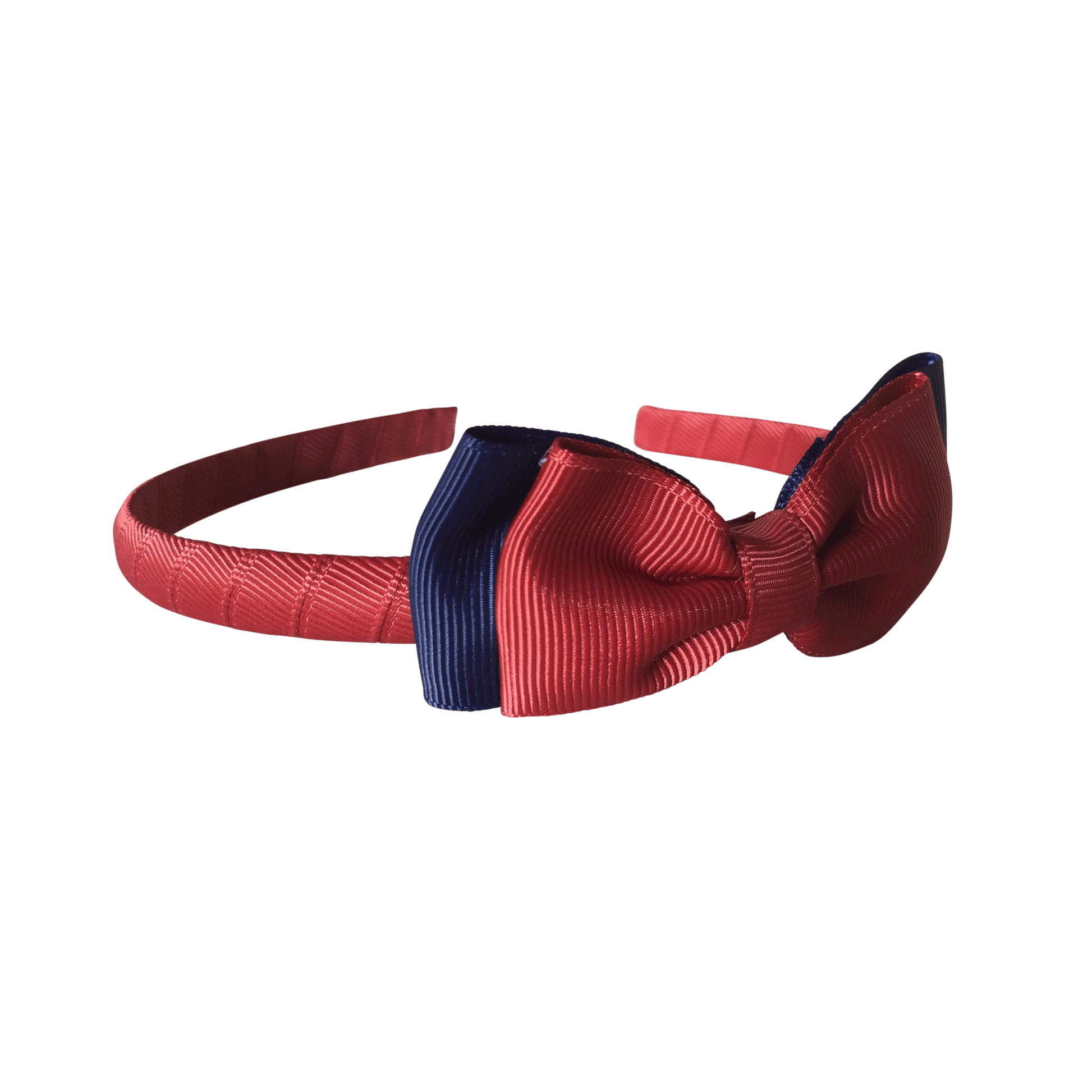 Red & Navy Hair Accessories - Ponytails and Fairytales